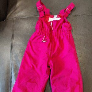 Obermeyer toddler snow bibs size 3 pink